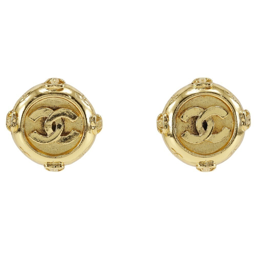 Chanel Vintage CC Clip-On Metal